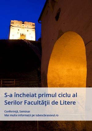 S-a încheiat primul ciclu al Serilor Facultăţii de Litere 