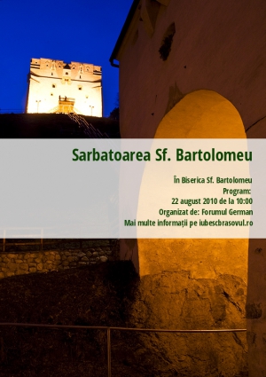 Sarbatoarea Sf. Bartolomeu