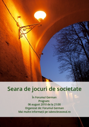 Seara de jocuri de societate