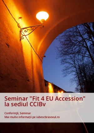 Seminar "Fit 4 EU Accession" la sediul CCIBv