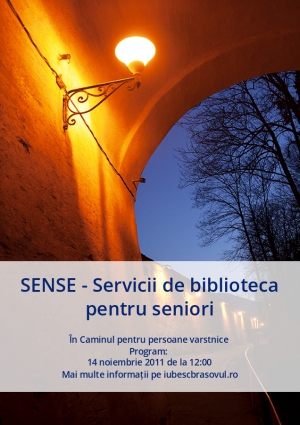 SENSE - Servicii de biblioteca pentru seniori