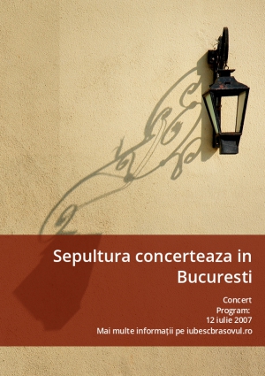Sepultura concerteaza in Bucuresti