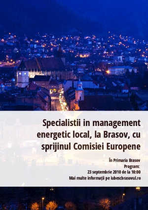 Specialistii in management energetic local, la Brasov, cu sprijinul Comisiei Europene