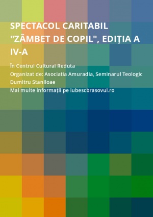 Spectacol caritabil "Zâmbet de copil", ediția a IV-a