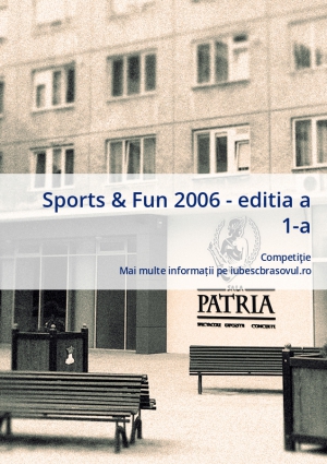 Sports & Fun 2006 - editia a 1-a