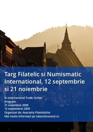 Targ Filatelic si Numismatic International, 12 septembrie si 21 noiembrie