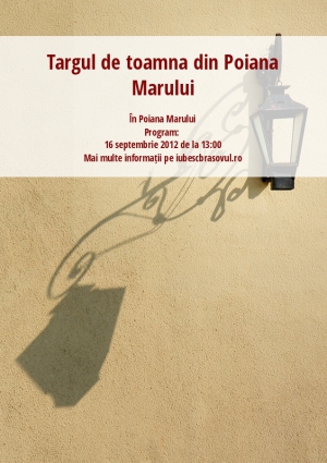 Targul de toamna din Poiana Marului