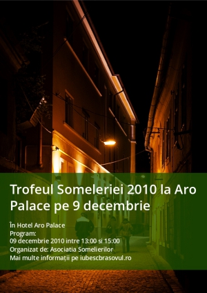 Trofeul Someleriei 2010 la Aro Palace pe 9 decembrie