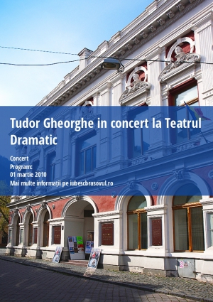 Tudor Gheorghe in concert la Teatrul Dramatic