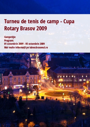 Turneu de tenis de camp - Cupa Rotary Brasov 2009