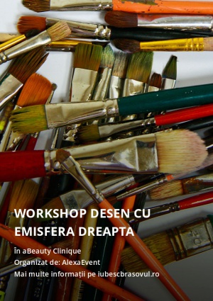 Workshop desen cu emisfera dreapta