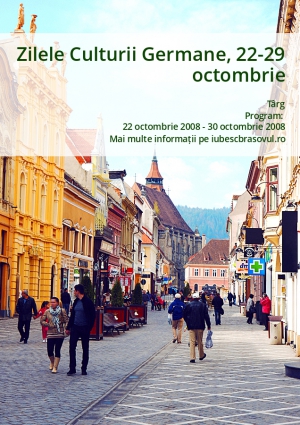Zilele Culturii Germane, 22-29 octombrie