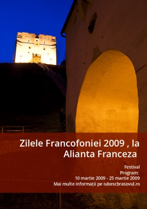 Zilele Francofoniei 2009 , la Alianta Franceza 