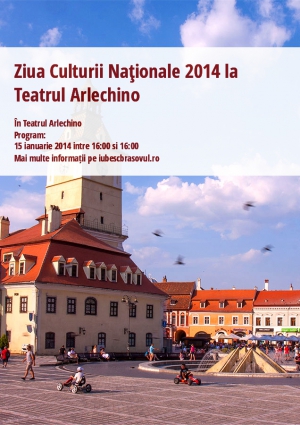 Ziua Culturii Naţionale 2014 la Teatrul Arlechino