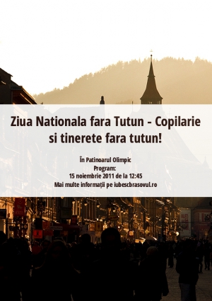 Ziua Nationala fara Tutun - Copilarie si tinerete fara tutun!