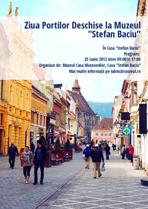 Ziua Portilor Deschise la Muzeul "Stefan Baciu"
