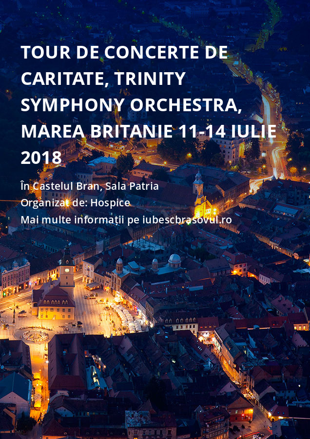 Tour de concerte de caritate, Trinity Symphony Orchestra, Marea Britanie 11-14 iulie 2018
